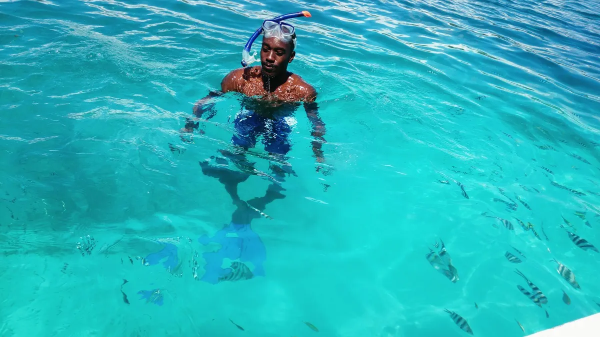 Scuba diver, Zanzibar