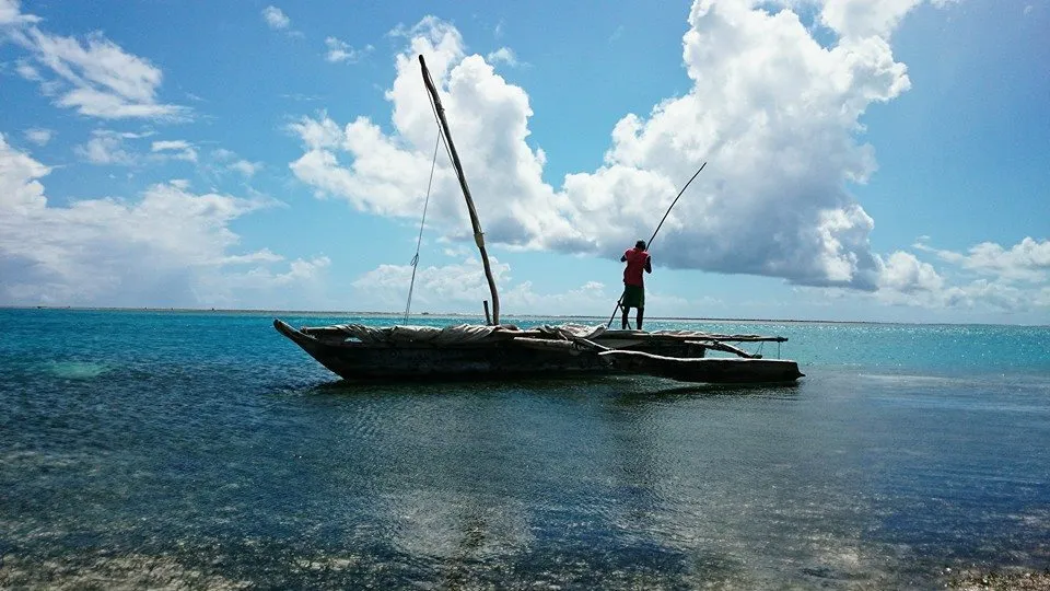 Dhow being built at Nungwi yard